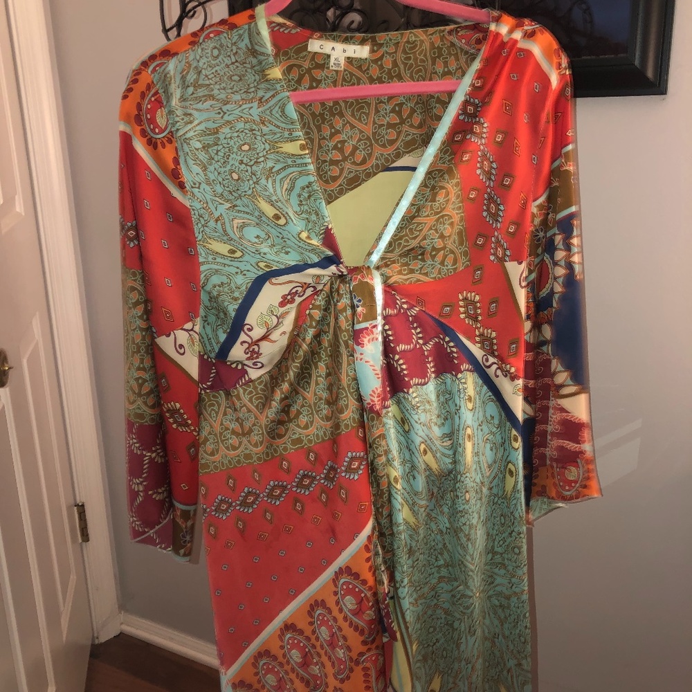 CAbi Patchwork Kimono